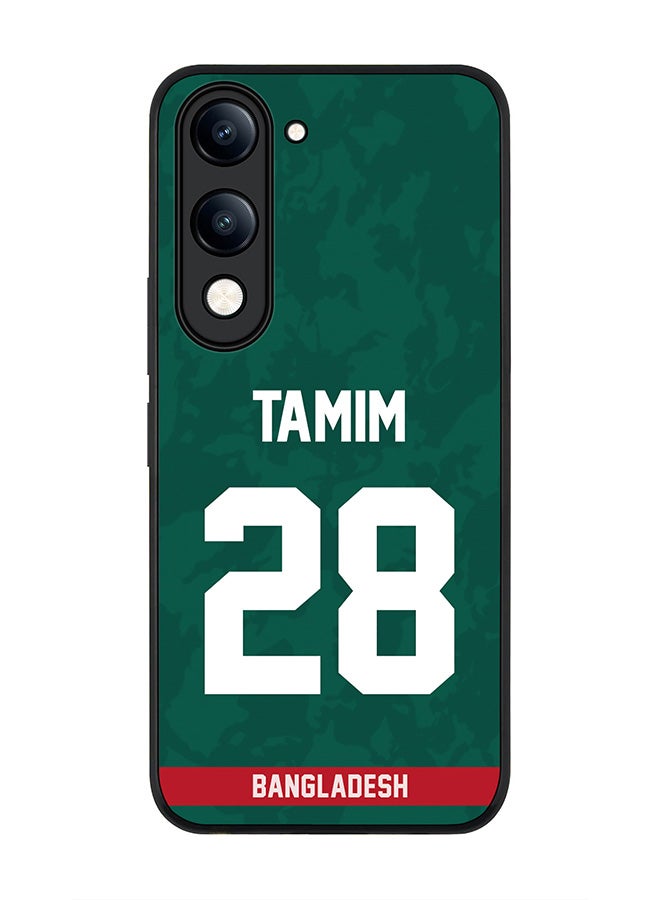 For vivo Y04 / Y29t 5G Case,Slim fit Camera Protection, Shockproof Thin Phone cover  - Bangladesh Tamim Iqbal, Jersey No 28